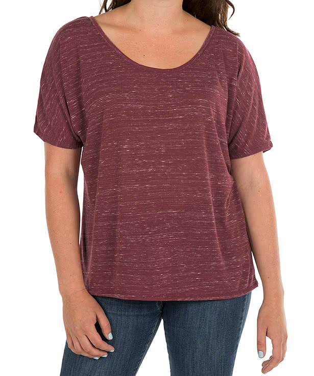 Bella + Canvas Women's Flowy Melange T-shirt
