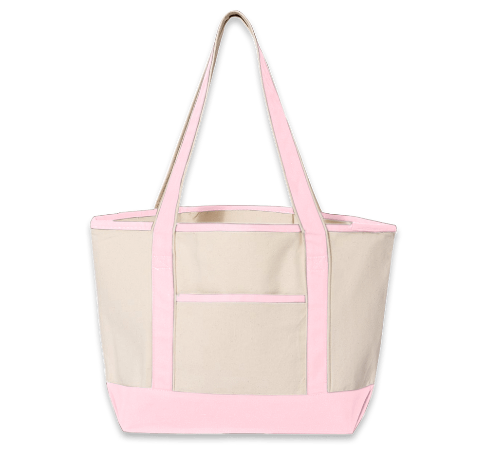 Embroidered Deluxe Cotton Canvas Tote Bag-default