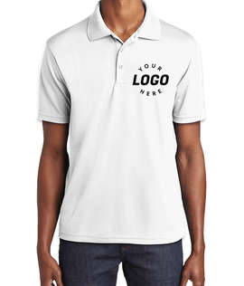 Sport-Tek RacerMesh Performance Polo - Color: White