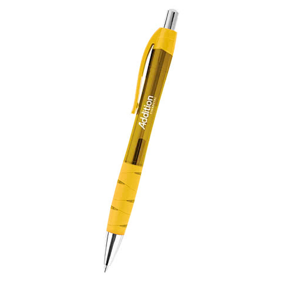 Riley Recycled Gel Pen (black ink) in LIME