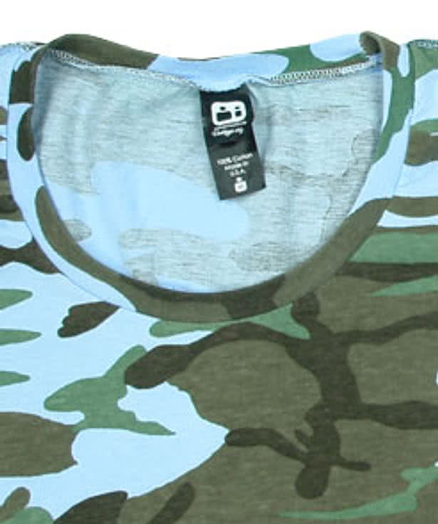 Alternative Apparel Girly Over Dyed Camo T