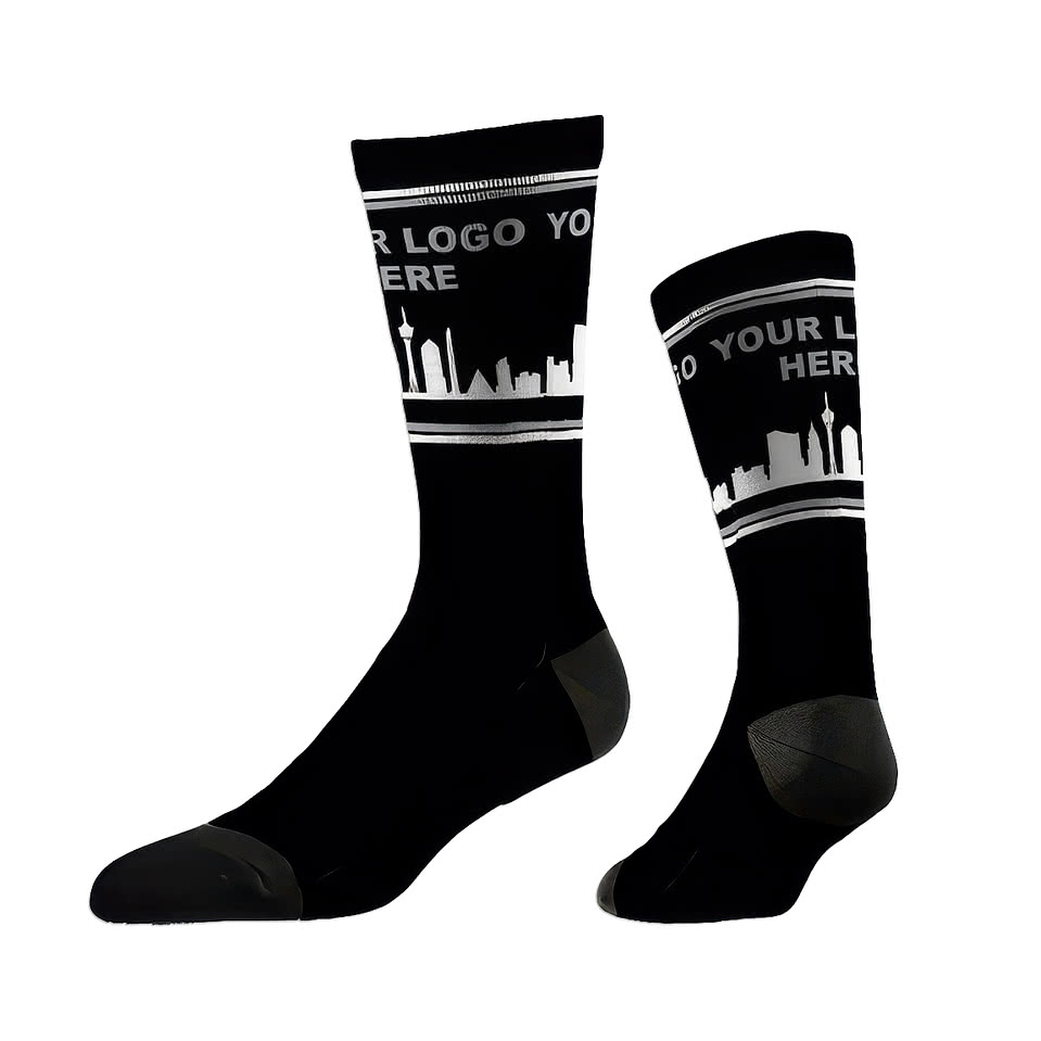 Las Vegas Skyline Crew Socks