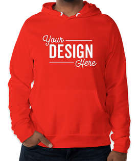 Bella + Canvas Ultra Soft Pullover Hoodie - Color: Poppy