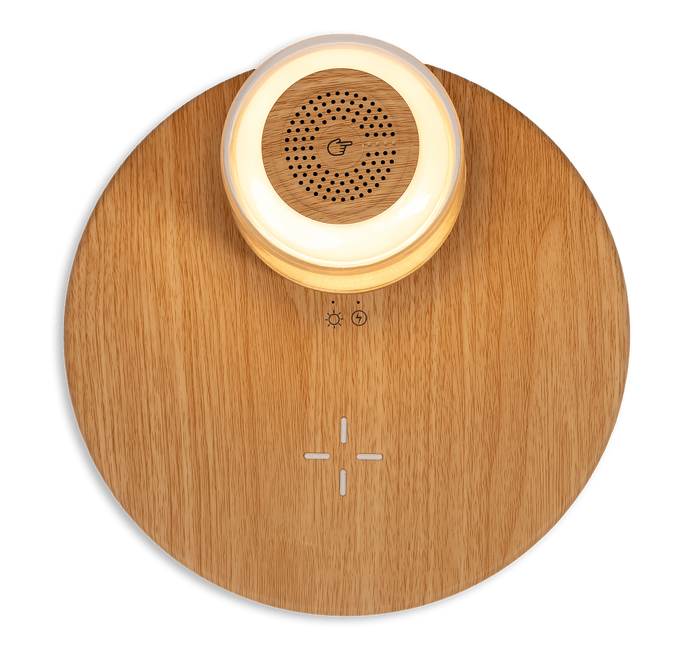 Full Color Harmony3 Light Up Bluetooth Speaker and 15W Wireless Charging Pad-default