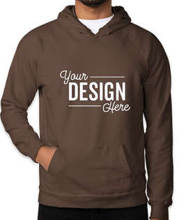 Royal Apparel USA-Made Organic Pullover Hoodie - Color: Bark