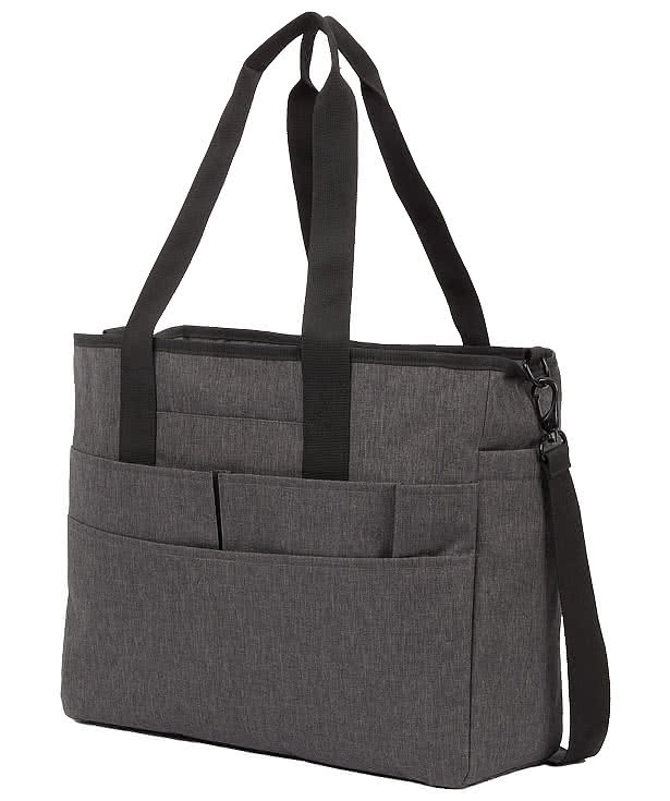 Multi-Pocket Recycled 16" Computer Tote Bag