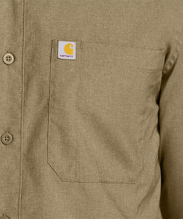 Carhartt Force Sun Defender Long Sleeve Work Shirt - Embroidered