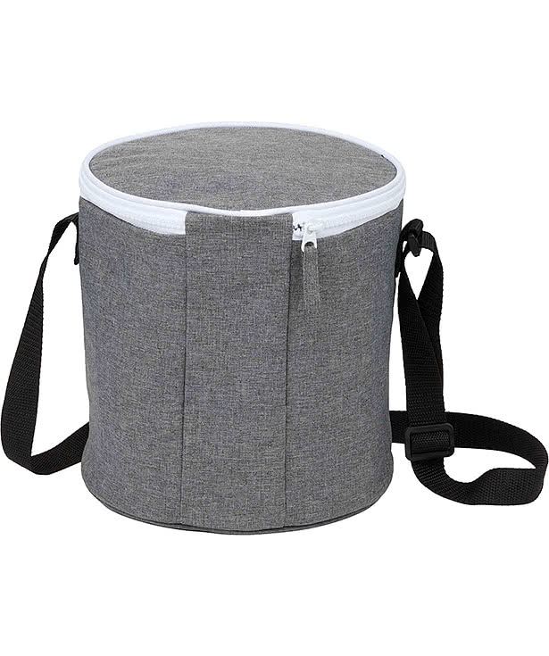 Full Color Round Recycled 9 Can Cooler Bag
