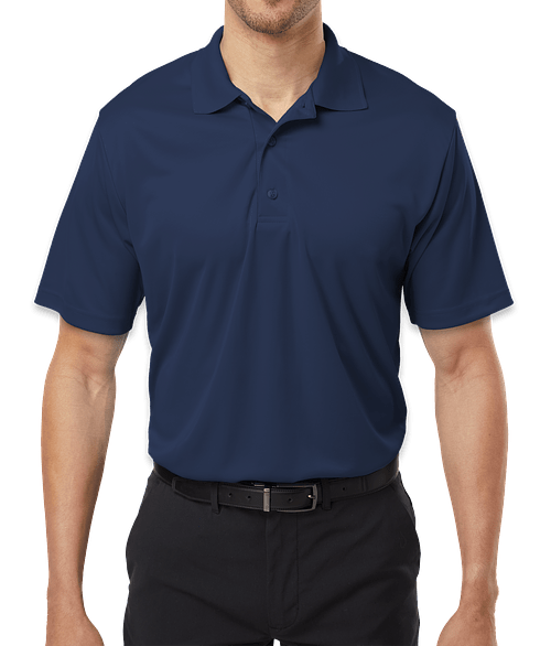 Paragon Sebring Performance Polo -  Printed in Deep Navy