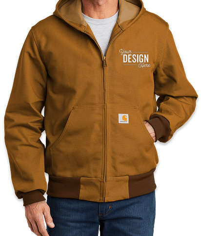 Carhartt Thermal Lined Duck Active Jacket - Carhartt Brown