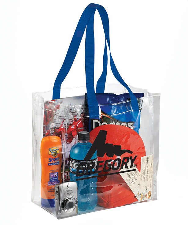 Rally Small Clear PVC Stadium Tote Bag