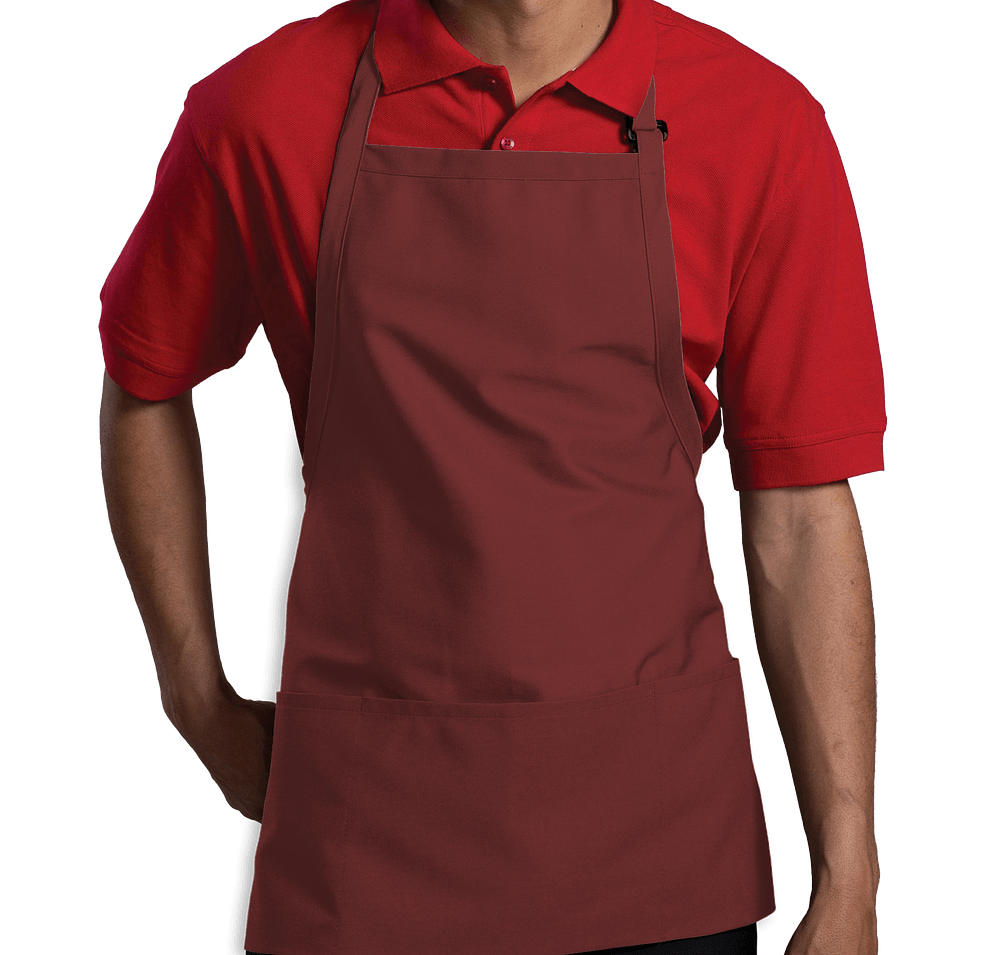 Edwards Medium Length Three-Pocket Bib Apron-default