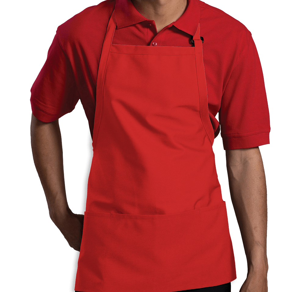 Edwards Medium Length Three-Pocket Bib Apron-default