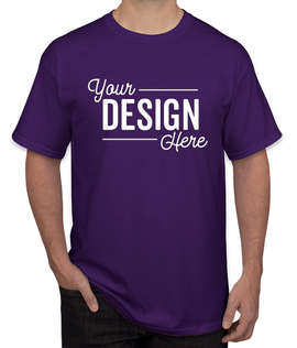 Canada - Gildan 100% Cotton T-shirt - Color: Purple