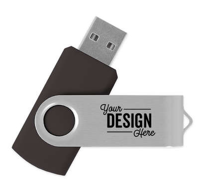 Rotate USB Flash Drive 1GB - Black