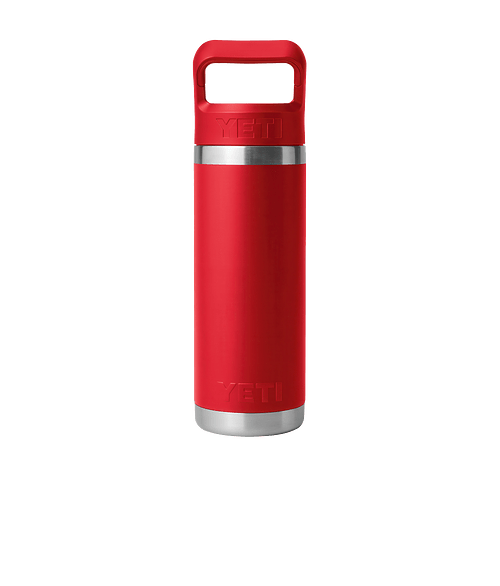 YETI Laser Engraved 18 oz. Rambler Flip Top Water Bottle in Red-Rescue