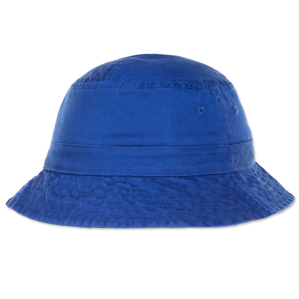 Port Authority Garment Washed Twill Bucket Hat - Embroidered