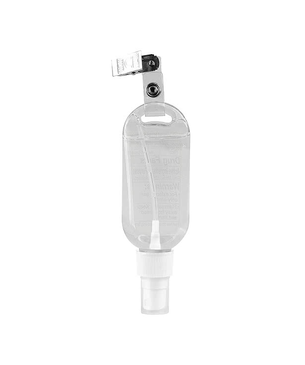 Spray Hand Sanitizer with Metal Clip