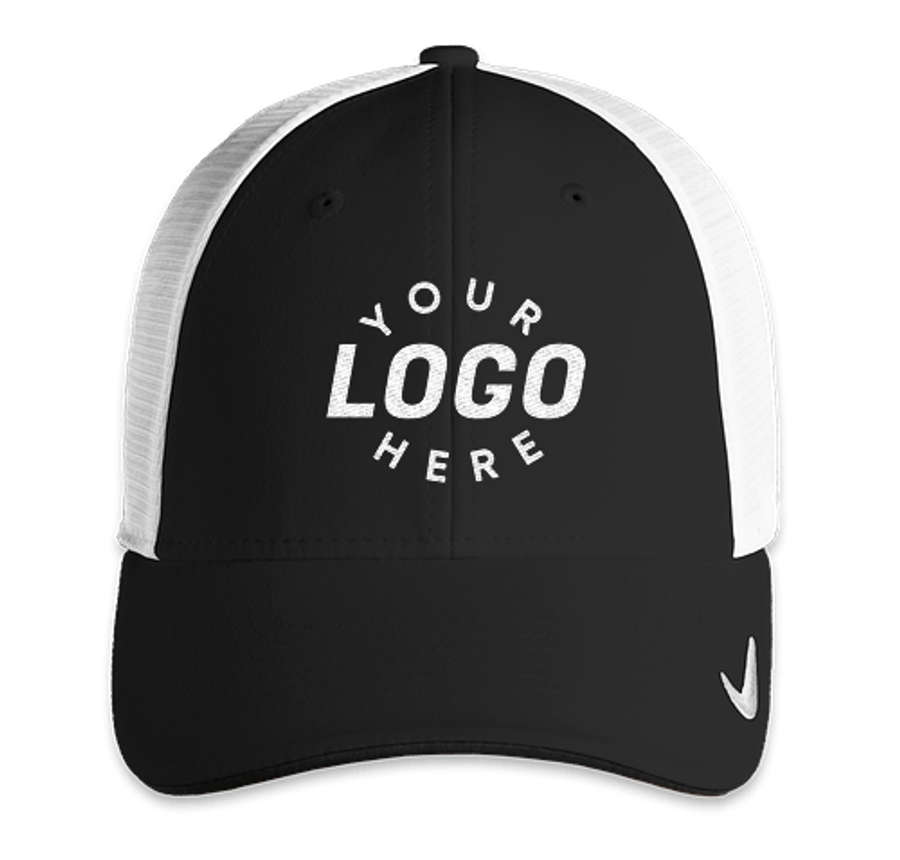 Nike Dri-FIT Mesh Back Hat in Black / White