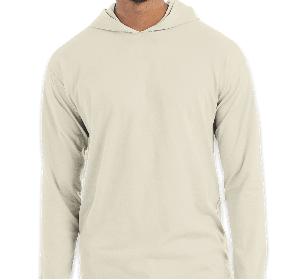 Hanes ComfortWash Garment Dyed Hooded Long Sleeve T-Shirt-default