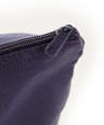Large Wide 100% Cotton Canvas Zippered Tote Bag