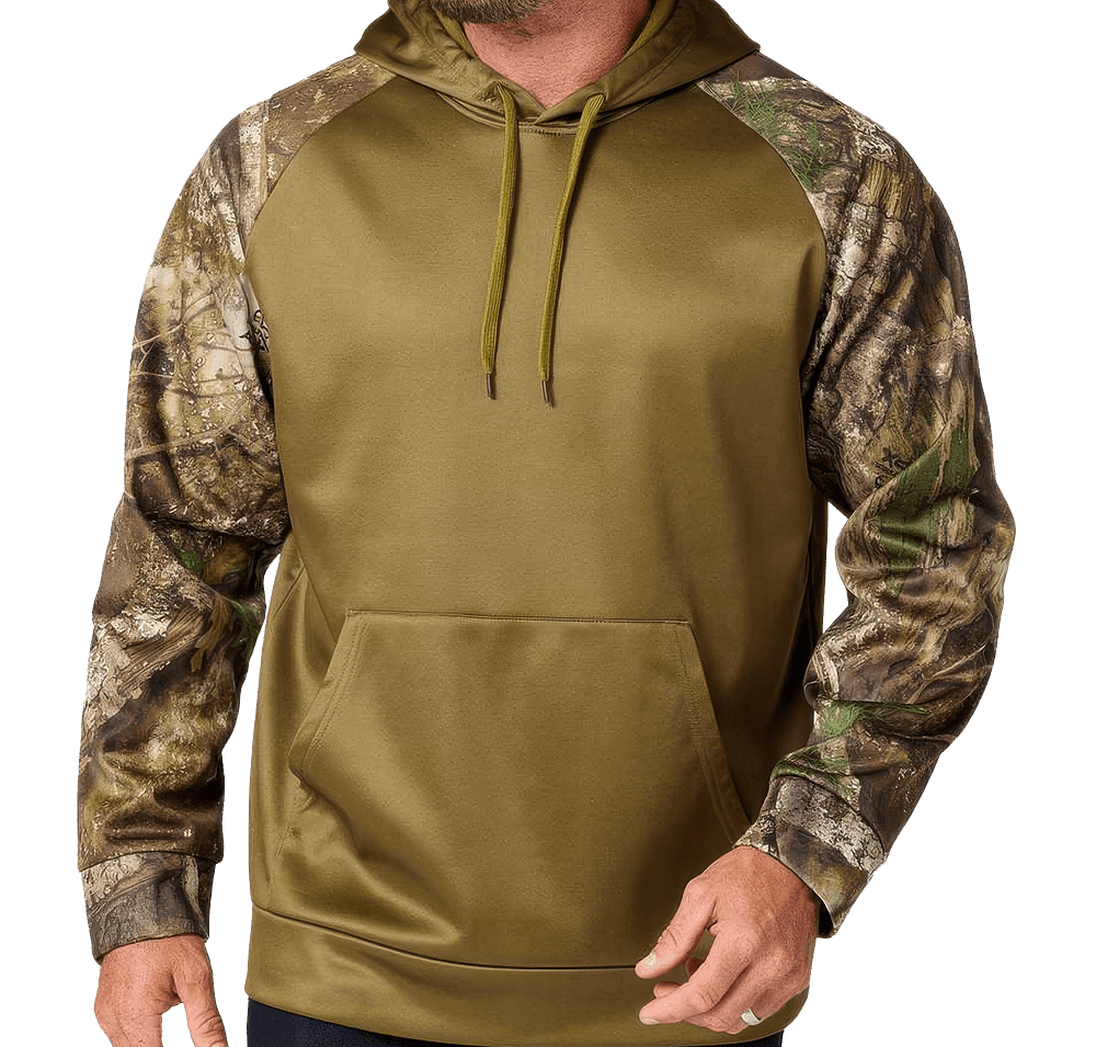 Realtree Recycled Colorblock Performance Pullover Hoodie-default