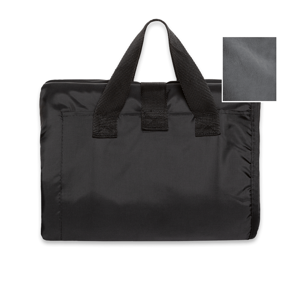 Alpine Fleece Solid Packable Picnic Blanket-default