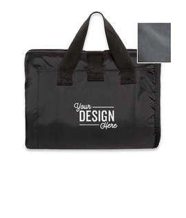 Alpine Fleece Solid Packable Picnic Blanket - Color: Cinder Grey