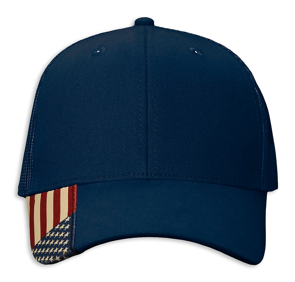 Kati USA Flag Snapback Trucker Hat-default