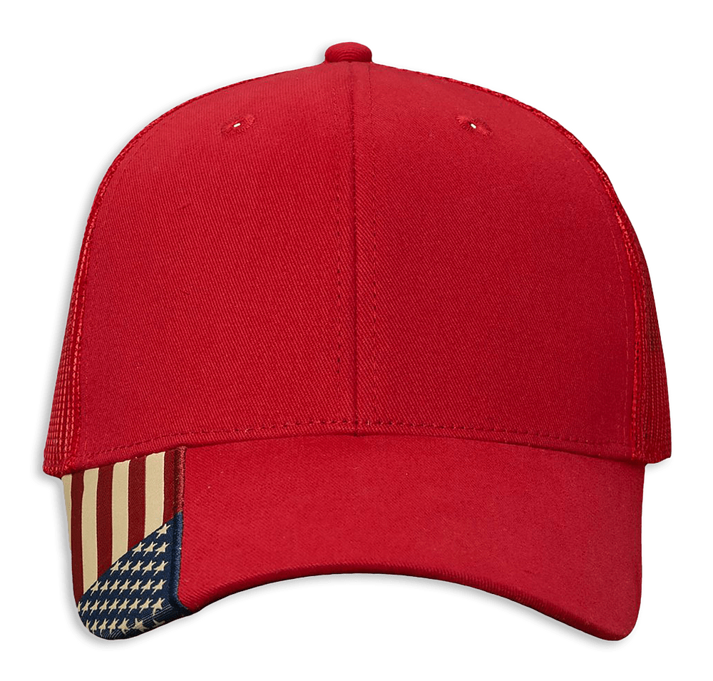 Kati USA Flag Snapback Trucker Hat-default