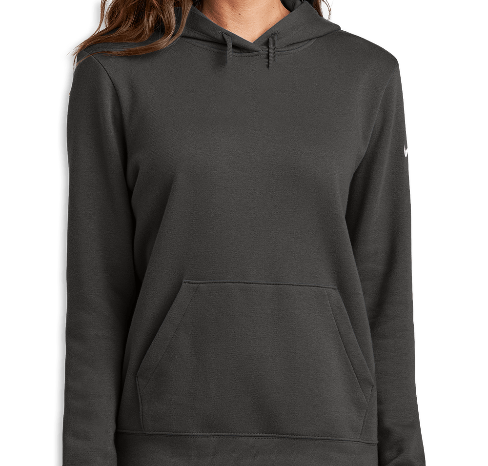 Nike Women's Club Fleece Sleeve Swoosh Pullover Hoodie-default