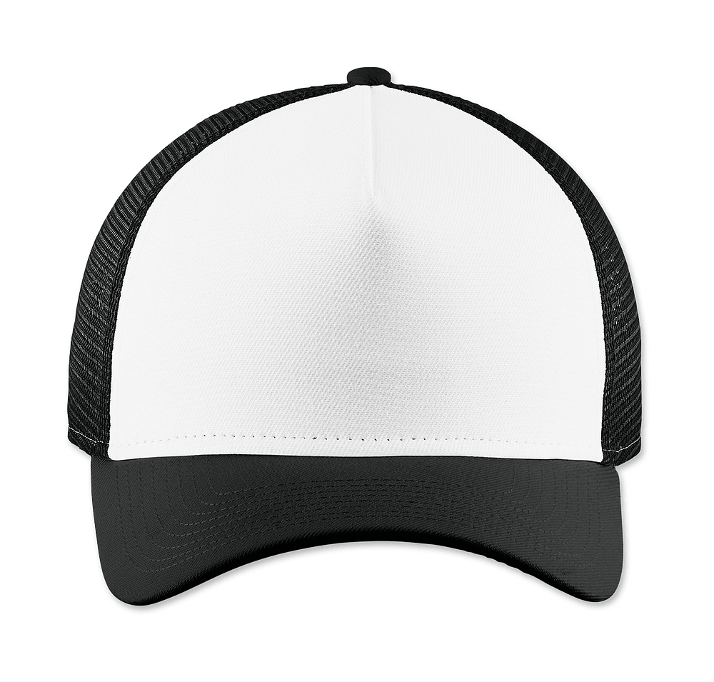 New Era A-Frame Five-Panel Snapback Trucker Hat - Printed-default