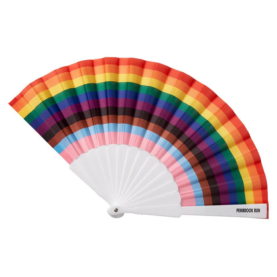 Rainbow Pride LGBTQ+ Folding Hand Fan
