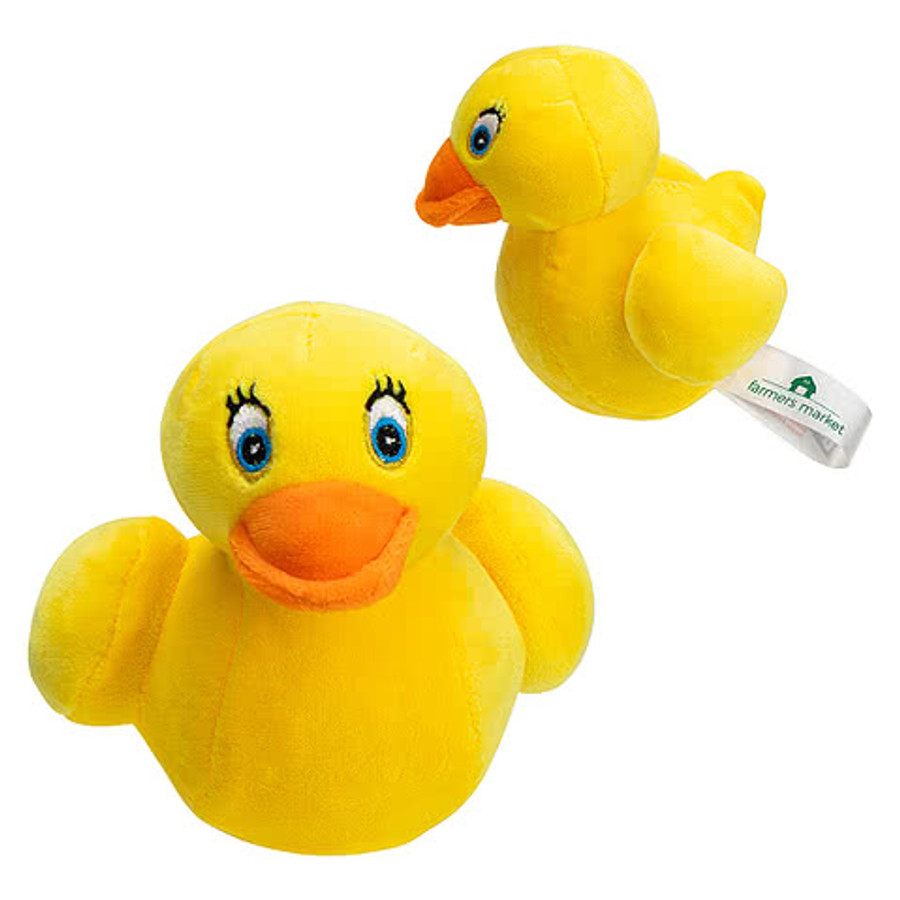 Stress Busters Yellow Duck Plush Gel Stress Reliever