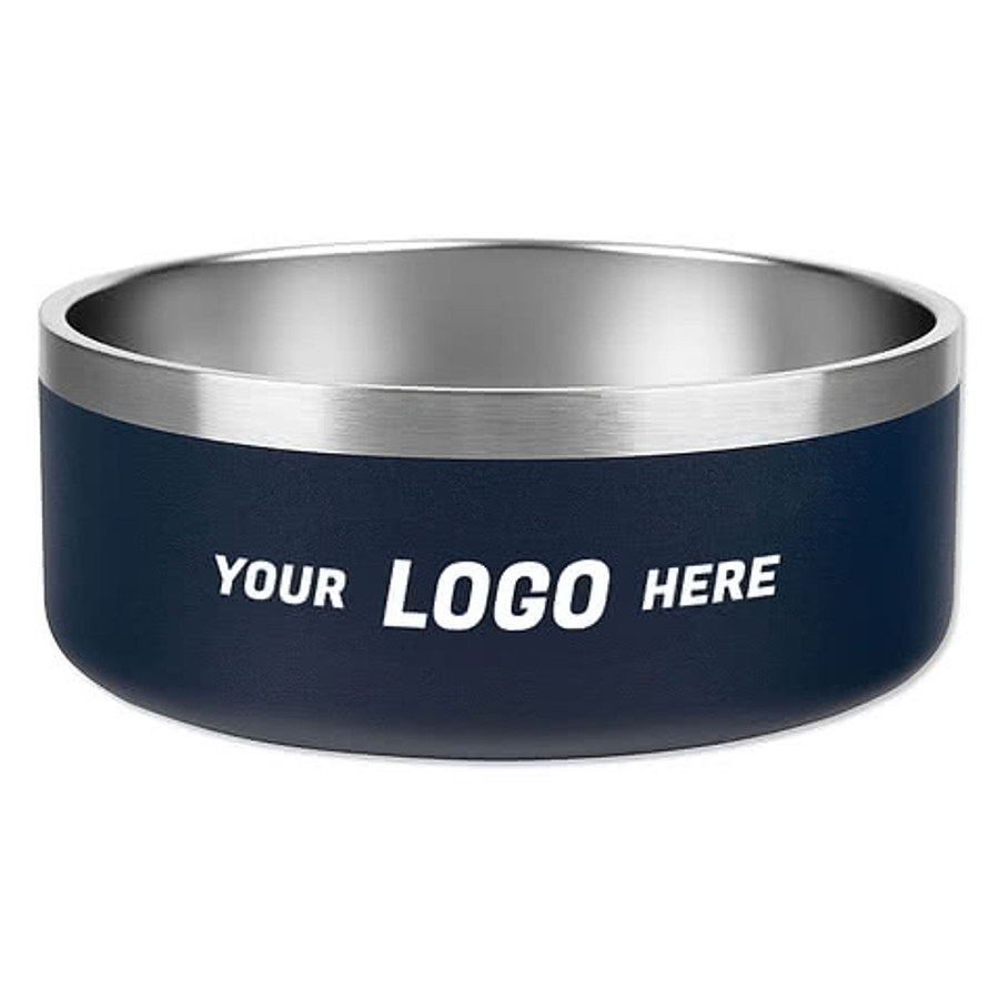 40 oz. Stainless Steel Pet Bowl in Black