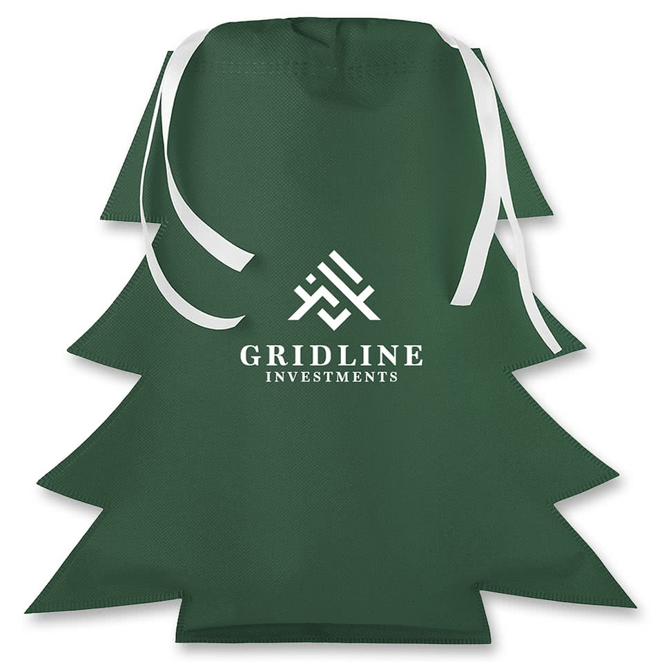 Tree Shaped Non-Woven Gift Bag