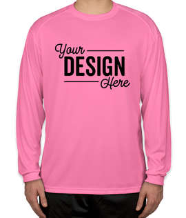 Badger B-Dry Long Sleeve Performance Shirt - Color: Pink