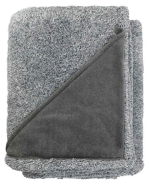 Heathered Fuzzy Fleece Blanket