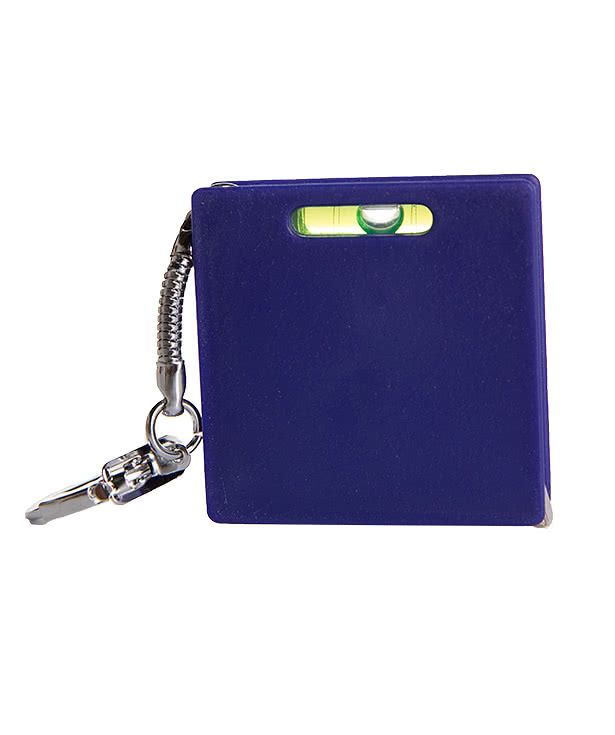 Full Color Square Level Tape Measure Keychain
