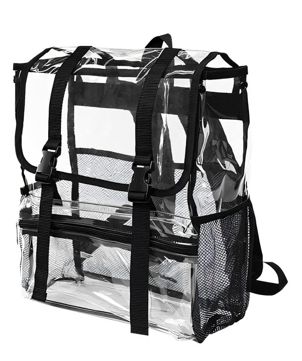 Clear Buckle Backpack