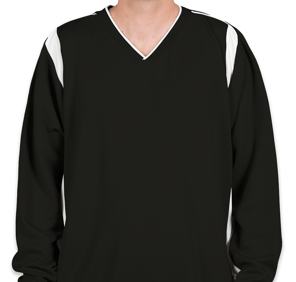 Augusta Contrast V-Neck Basketball Shooting Shirt-default