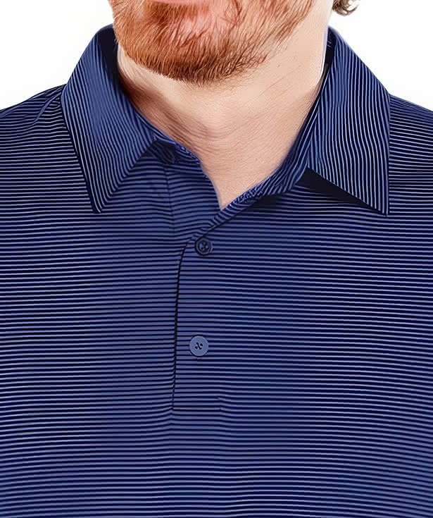 Storm Creek Optimist Microstripe Performance Polo - Embroidered