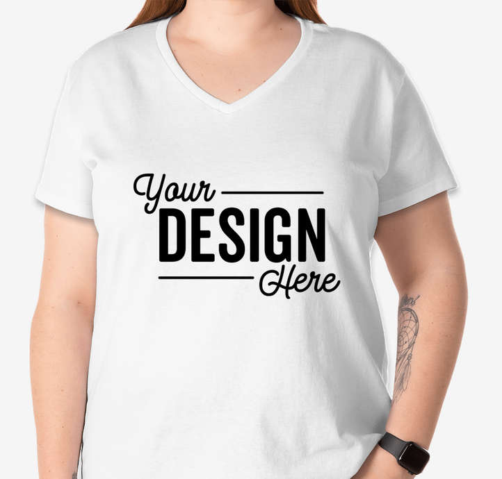 Gildan Women's 100% Cotton V-Neck T-Shirt