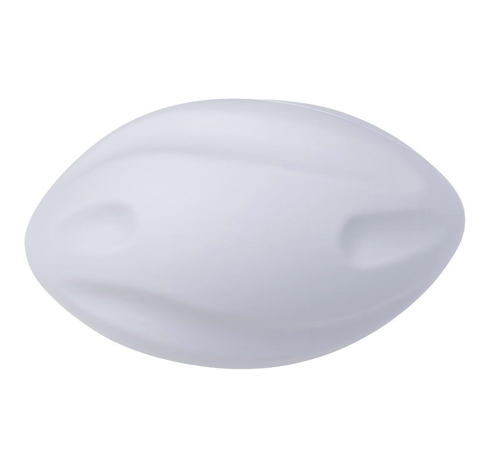 5" Spiral Football Shape Stress Ball-default
