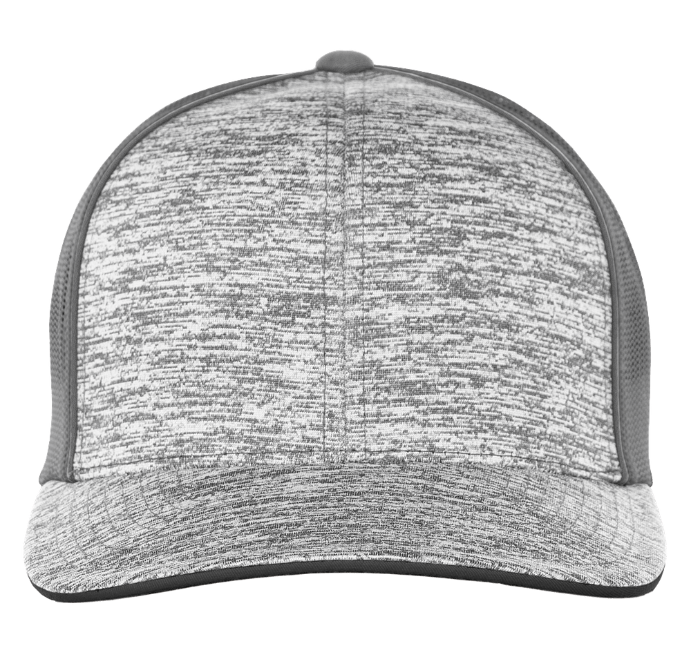 Pacific Headwear Aggressive Heather Trucker Hat-default