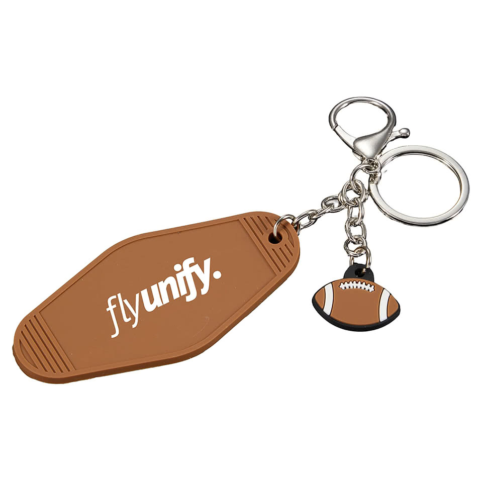 Football Motel Keychain
