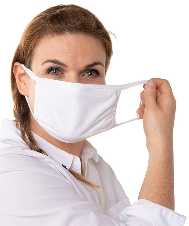 Customized Triple-ply Cotton Face Mask