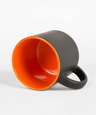 14 oz. Ceramic Two-Tone Black Minolo Mug