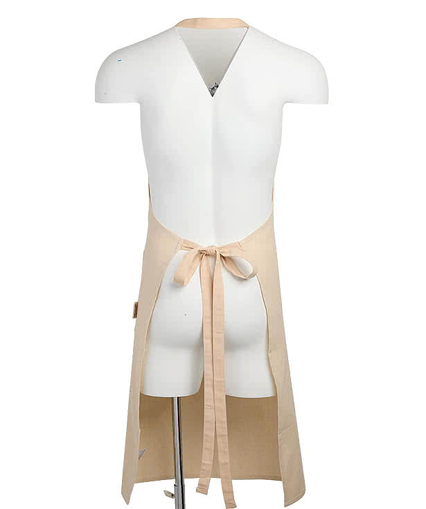 Recycled Cotton Full Length Two-Pocket Apron