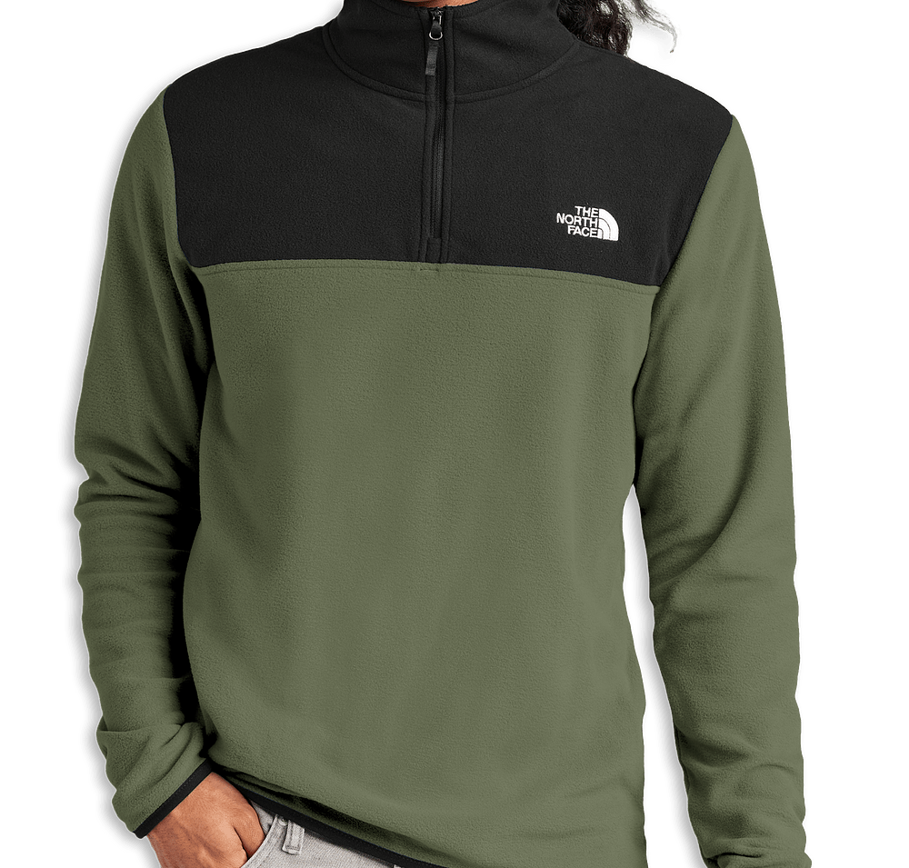 The North Face Glacier Recycled Quarter Zip Fleece Pullover - Printed-default